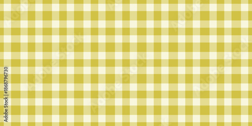 Advertising check background fabric, argyle texture tartan vector. Stroke pattern textile plaid seamless in yellow and beige colors.