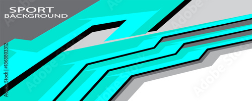 Cargo van decal design vector. Graphic abstract stripe racing background kit designs for wrap vehicle,