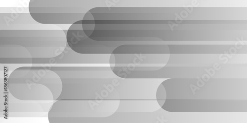 Abstract gray background with waves. Light curve line motion technology.	