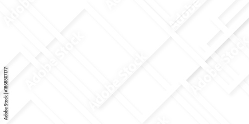 Abstract background with white lines. white transparent material in triangle squares shapes in random geometric pattern. Lines grid illustration pattern business design.