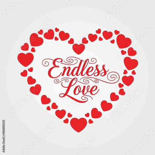 Red heart shaped love symbol graphic.