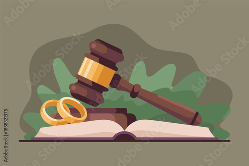 Legal Justice and Marital Affairs, family law concept