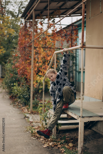 child on a tree