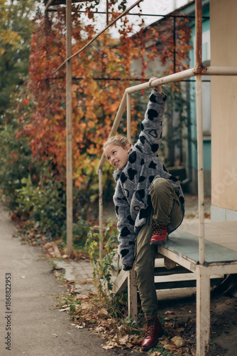 little girl in the park