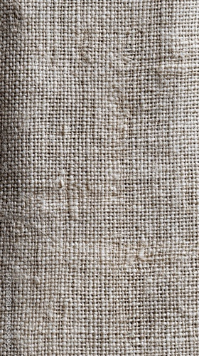 High-Resolution Coarse Burlap Fabric Texture Background