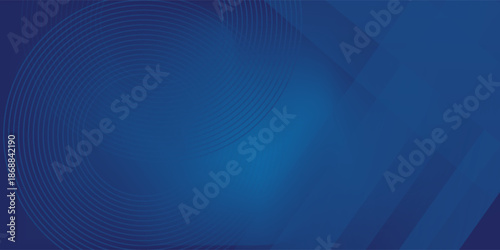 Bright blue dynamic abstract vector background with diagonal lines. 3d cover of business presentation banner for sale event night party. Fast moving soft circle wave line stripe decoration