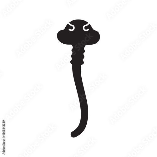 Chinese New Year Rat vector illustration, flat design symbol