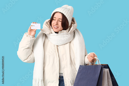Young woman in winter cloth...