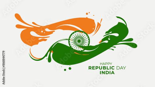 Celebrating Republic Day with Vibrant Colors and Patriotic Spirit in India