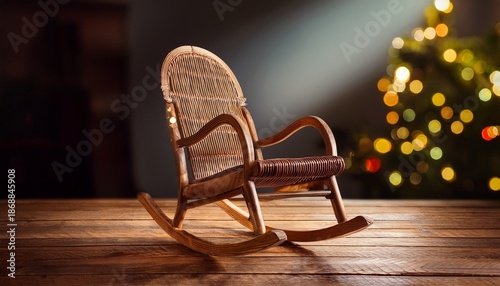 Wooden Rocking Chair Product Photography