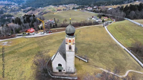 Fiè allo Sciliar, Church of Sant'Antonio. Dolomites