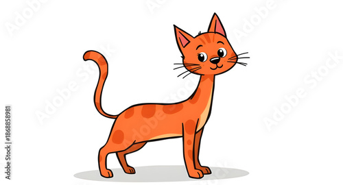 cat, cartoon, cute, animal, kitty, kitten, pet, feline, character, illustration, vector, isolated, white, background, flat, simple, playful, fun, smiling, happy, adorable, child, kids, mascot, design,