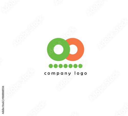 Minimal Double Circle Logo – Modern Geometric Branding Design. double circle logo features two clean, balanced circular shapes in a modern and minimal style.
It symbolizes connection, unity, balance.