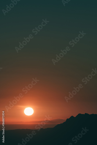 The Bay of Biscay And Sierra del Sueve In Dawn