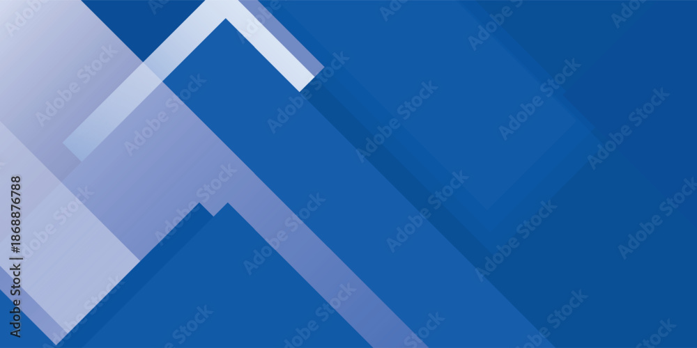 Obraz premium Abstract bacgkround blue and white gradient. Modern blue abstract rectangle box lines background for presentation design, banner, brocure, and business card