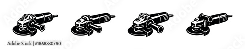 Tool and equipment vector icons set. workshop and repair symbols