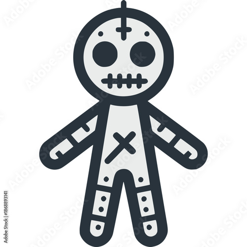 Voodoo Doll Icon Vector