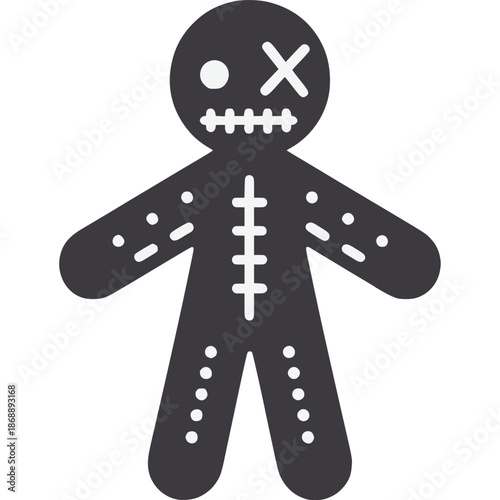 Voodoo Doll Icon Vector