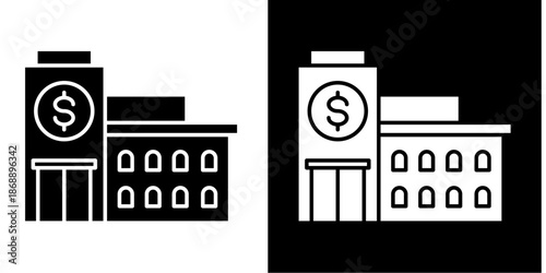 Private  Icon Set White Style Collection