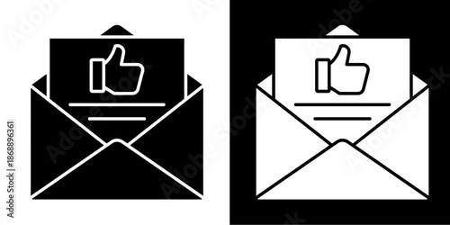 Recommendation  Icon Set White Style Collection