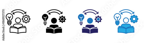 Dexterity Icon Multi Style Vector Illustration