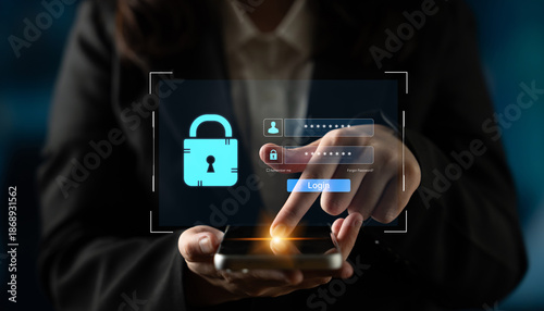 Wallpaper Mural A user interface for a secure login portal. The screen requires a username and password for authentication, providing access to a private account or system. Fermion Torontodigital.ca