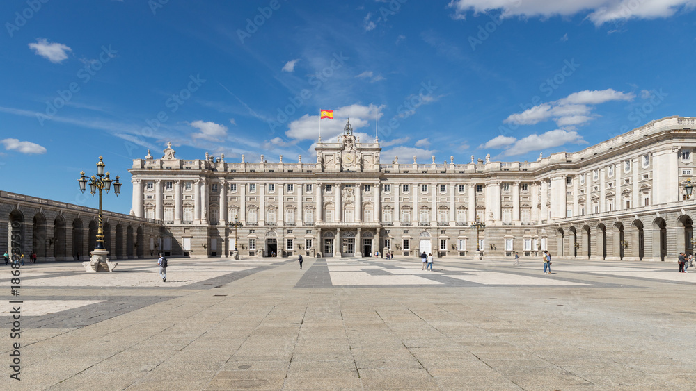 Obraz premium Royal Palace of Madrid, Spain