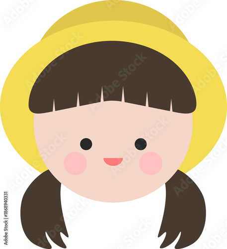 귀여운 유치원 여자아이