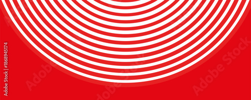 Vertical red and white stripes background. Seamless and repeating pattern.