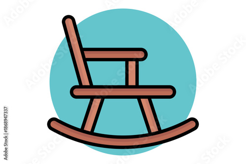 Retirement icon. colored outline icon style. icon related to business. benefit elements vector illustration