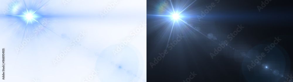 Obraz premium abstract blue background with spotlight