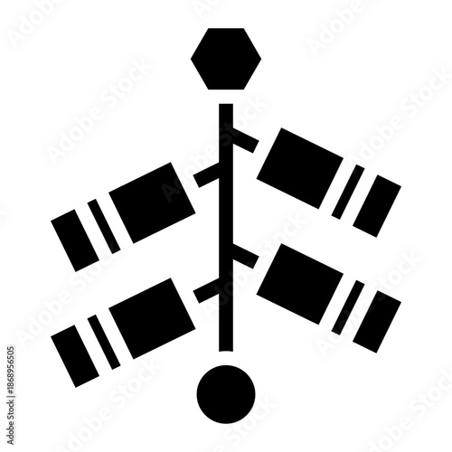 Fire work icon glyph style vector illustration of chinese icons, chinese new year, asia, China related.