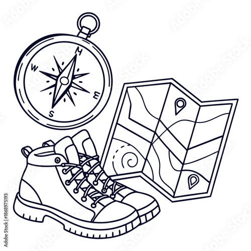 Camping Tent Adventure Activity Vector Icon