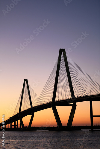 The Ravenl Bridge In Charleston, South Carolina 