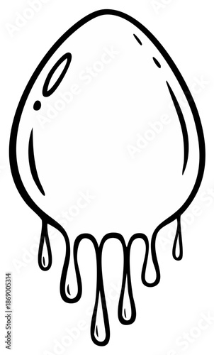 Ominous Droplets Dripping From A Mysterious Blob