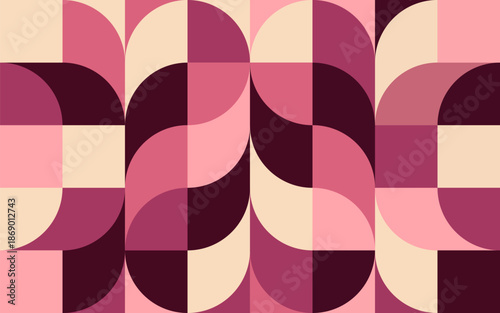 Abstract geometric seamless...