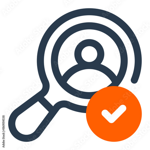 Recruitment and candidate screening Vector Icon