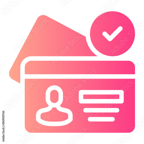 indentity gradient icon