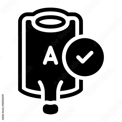 blood transfusion glyph icon