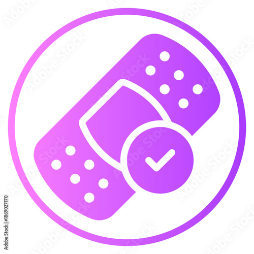 band aid gradient icon