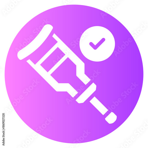 crutch gradient icon