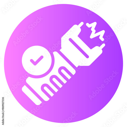 electroshock gradient icon