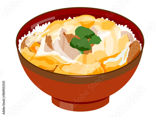 カツ丼のイラスト / Katsudon Illustration