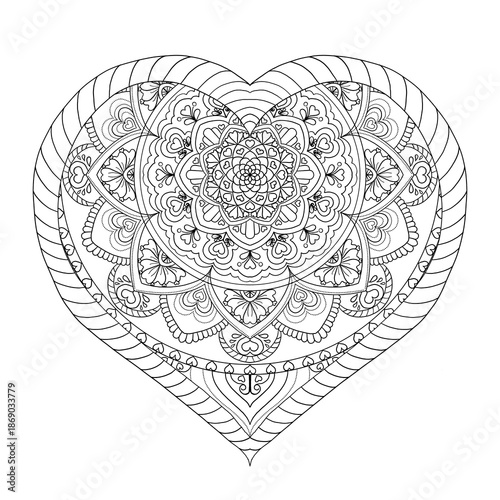 heart mandala