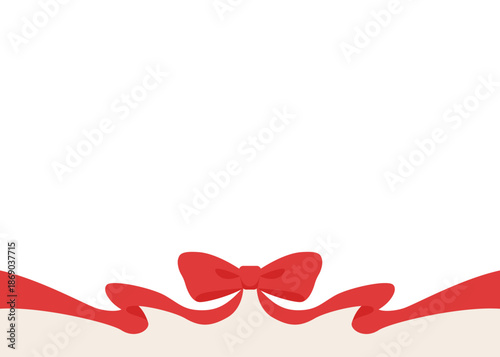 リボンのデコレーションフレーム、背景