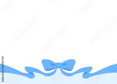 リボンのデコレーションフレーム、背景