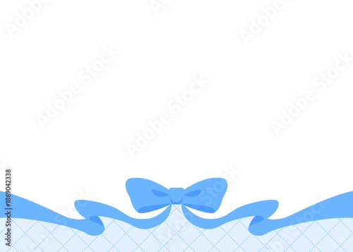 リボンのデコレーションフレーム、背景、斜め格子のパターン