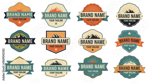 Collection of Adventure Themed Logos and Badges.