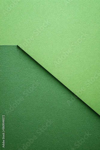 Green Paper Texture with Diagonal Lines and Depth