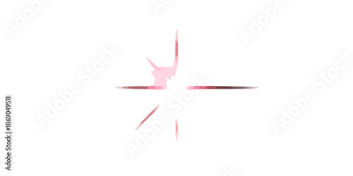 Efecto de luz abstracto rosado con destellos sutiles, ideal para superposiciones gráficas y fondos transparentes, añadiendo un toque etéreo y moderno.